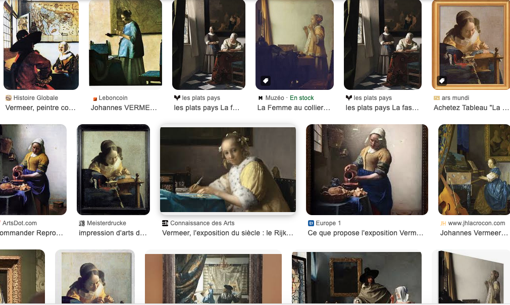 #98/ Tout autour de Vermeer (2), par Christine Lapostolle
