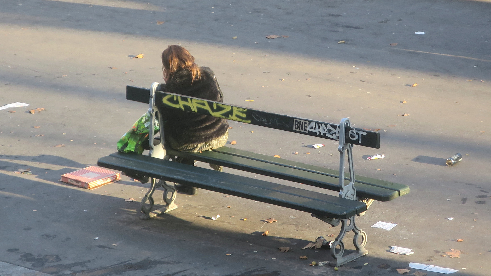 #188/ Sur le banc (3), par Pierre Ménard